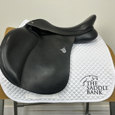 Image of 17 inch Bates All Purpose SC Square Cantle Heritage Black Adjustable