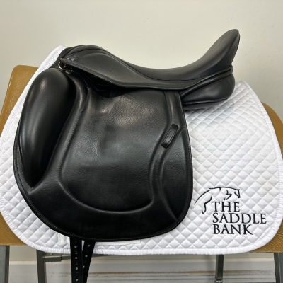 Image of 17.5 inch Chunky Monkey Galaxy Dressage Monoflap Black Wide