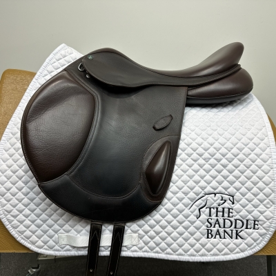 Image of 17 inch Arena Monoflap Jump Brown Adjustable