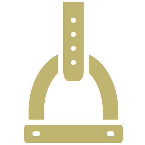 Return accessories Icon of a stirrup