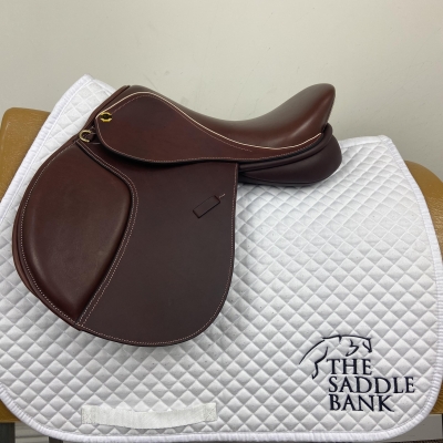 Image of 14 inch Walsall Riding Saddle Company Adjustable Pony Jump Brown Adjustable