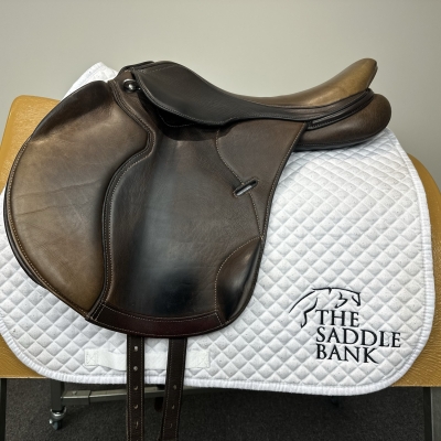 Image of 17 inch Cavaletti Collection Monoflap Jump Brown Adjustable