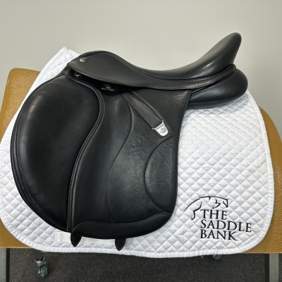 Image of 17 inch Bates All Purpose SC Square Cantle Opulence + Black Adjustable