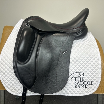 Image of 17.5 inch Loxley Dressage Monoflap Black Adjustable