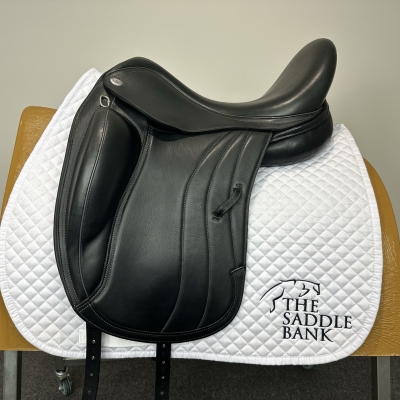 Image of 17 inch Harry Dabbs Mariella Mono Platinum Dressage Black Medium Wide