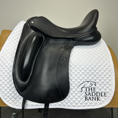 Image of 17 inch Custom Saddlery Wolfgang Omni Monoflap Black Medium Wide