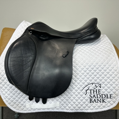 Image of 16 inch Kent and Masters Pony Club Long Leg MLL Black Adjustable