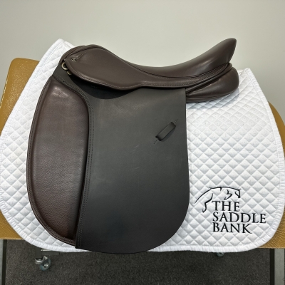 Image of 17 inch Pony Cob Horse Show Brown Extra Wide