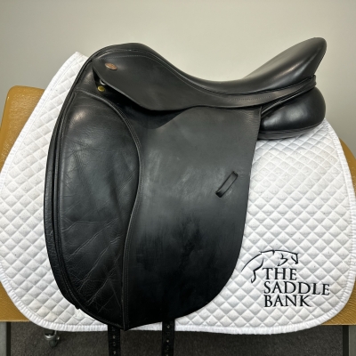 Image of 17.5 inch Kent and Masters Original High Wither Dressage HDR Black Adjustable