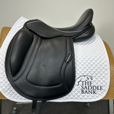 Image of 17.5 inch Chunky Monkey Galaxy Dressage Monoflap Black Extra Extra Wide