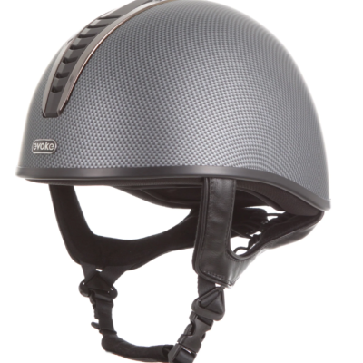 Image of Evoke Orion Jockey Skull Carbon Black Gunmetal