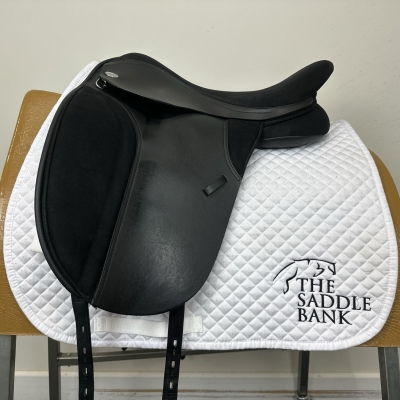 Image of 17 inch Thorowgood T4 Cob Dressage (MDX) Black Adjustable
