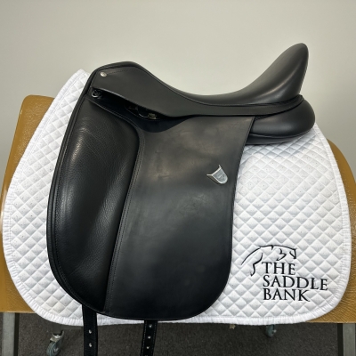 Image of 18 inch Bates Dressage Heritage Black Adjustable