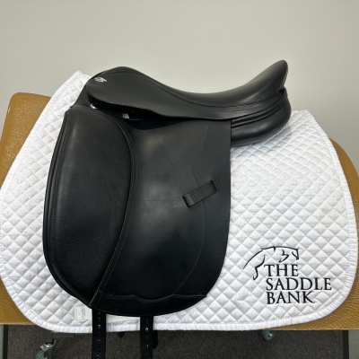 Image of 16 inch Harry Dabbs Italiano Platinum Dressage Black Extra Wide