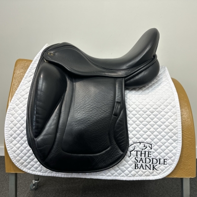 Image of 17 inch Chunky Monkey Galaxy Dressage Dual flap Black Extra Wide