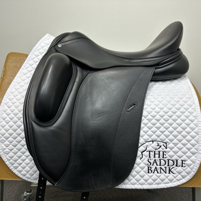 Image of 18 inch Loxley Dressage Monoflap Black Medium Wide