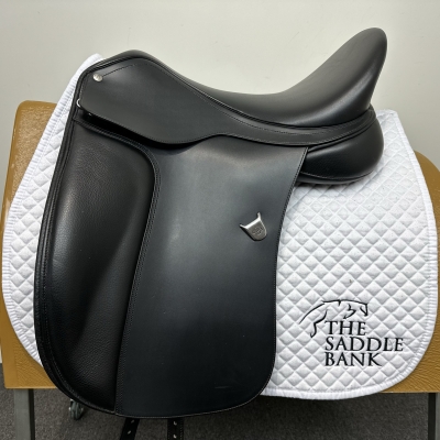 Image of 17.5 inch Bates Dressage Heritage Black Adjustable