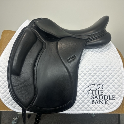 Image of 17.5 inch Cavaletti Collection Monoflap Dressage Black Adjustable