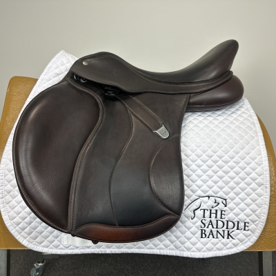 Image of 17 inch Bates All Purpose SC Square Cantle Opulence + Brown Adjustable