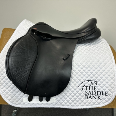 Image of 16 inch Kent and Masters Pony Club Long Leg MLL Black Adjustable