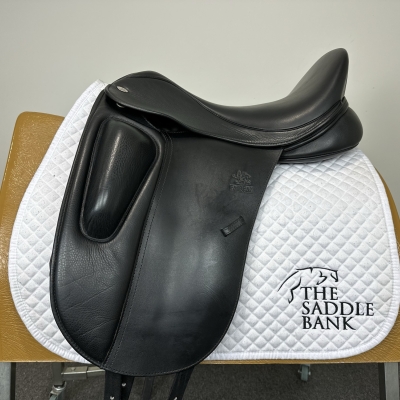 Image of 17.5 inch Fairfax Classic Monoflap Dressage Black Adjustable