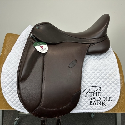 Image of 17.5 inch Arena Monoflap Dressage Brown Adjustable