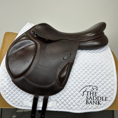 Image of 18 inch Arena Monoflap Jump Brown Adjustable