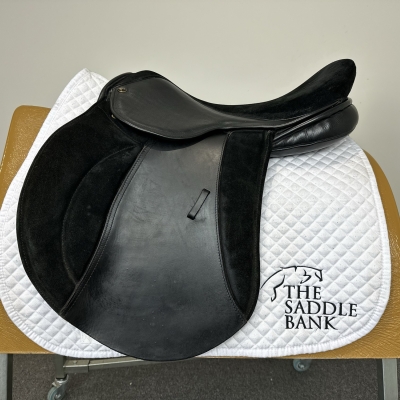 Image of 17.5 inch Pony Cob Horse GP Black Medium Wide