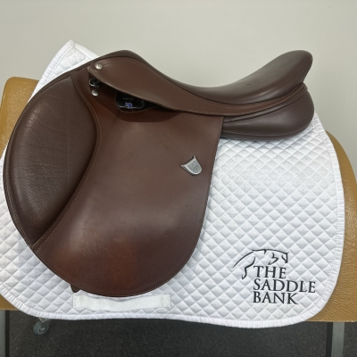 Image of 17.5 inch Bates Caprilli Close Contact Classic Brown Adjustable