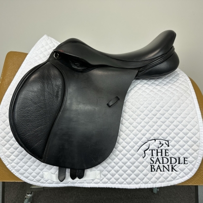 Image of 16 inch Kent and Masters Pony Club Long Leg MLL Black Adjustable
