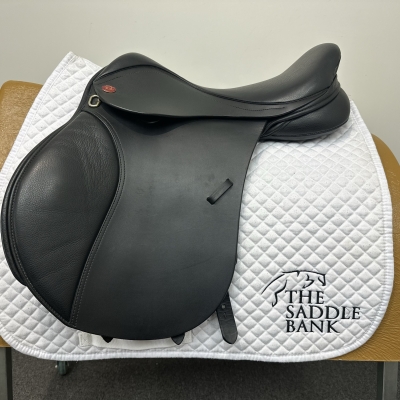 Image of 16.5 inch Kent and Masters Pony Club Long Leg MLL Black Adjustable