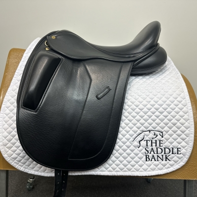 Image of 17.5 inch Black Country Optima Deluxe (Freedom Dressage Tree) Black Wide
