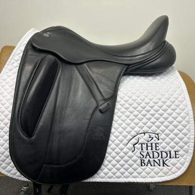 Image of 17.5 inch Fairfax Original Monoflap Dressage Black Adjustable