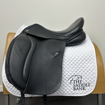 Image of 17.5 inch Ideal Technical and Traditional (T and T) Twinflap Dressage Black Adjustable