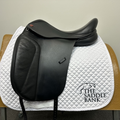 Image of 17 inch Kent and Masters S-Series Low Profile Dressage Moveable Block LDM Black Adjustable