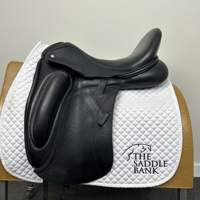 Image of 17.5 inch Custom Saddlery Wolfgang Omni Monoflap Black Medium