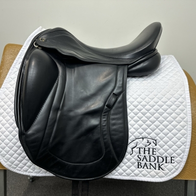 Image of 17 inch Chunky Monkey Galaxy Dressage Monoflap Black Wide